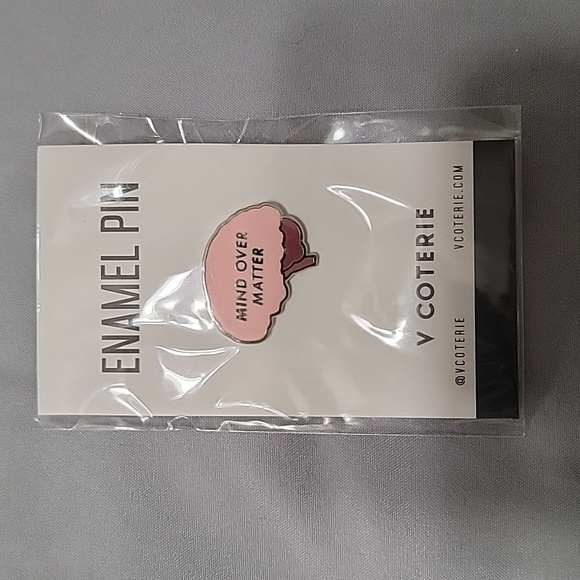 FIGS SCRUBS FIGS V COTERIE MIND OVER MATTER ENAMEL PIN - Picture 2 of 3